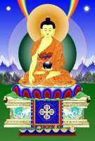 Imagem do Buddha Shakyamuni, para ajudar na viualizao